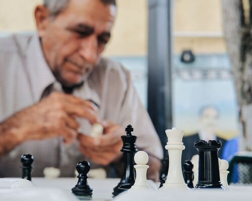 black-and-white-chess-board